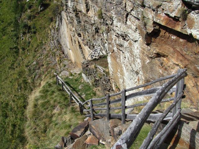 die kleinste Wiesenfläche wurde hier oben benutzt