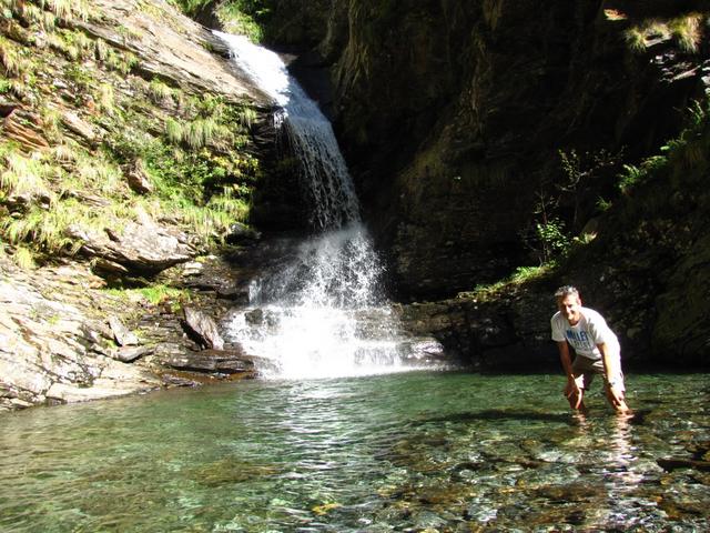 währe das Wasser nicht so kalt, man könnte hier ein Bad nehmen