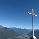 das Gipfelkreuz beim Cima di Medeglia