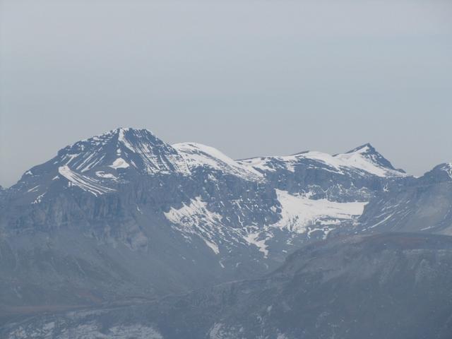 Blick zu Piz Segnes und Piz Sardona