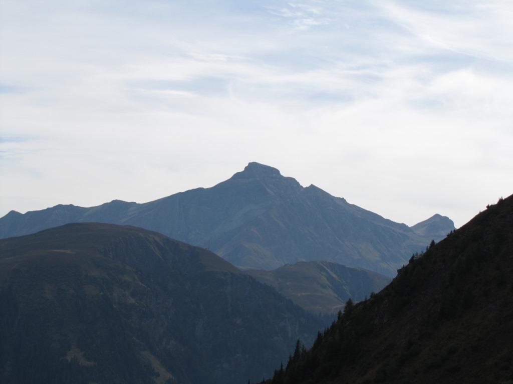 Blick auf den Piz Beverin. War das für ein Erlebnis als wir dort oben standen