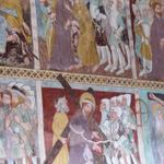 die Fresken zeigen Szenen aus der Passion Jesu