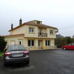 die Bar-Albergue "O Casteliño" in Hospital. Von hier fuhren wir wieder nach Santiago zurück