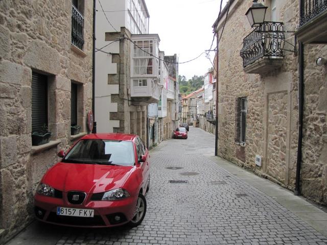 die kleine Altstadt von Corcubión, steht seit 1985 unter Denkmalschutz