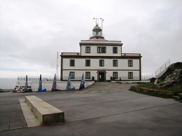 der Leuchtturm beim Kap Finisterre, wurde 1853 errichtet