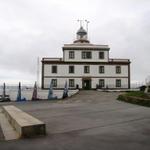 der Leuchtturm beim Kap Finisterre, wurde 1853 errichtet