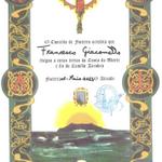 Franco's Pilgerurkunde "Fisterriana"