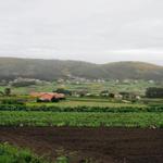 Blick auf die kleine Ebene zwischen Finisterre und Lires