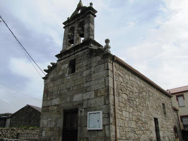 die kleine Kirche Santo Estevo 17. Jh. von Lires. Auch diese ist leider geschlossen