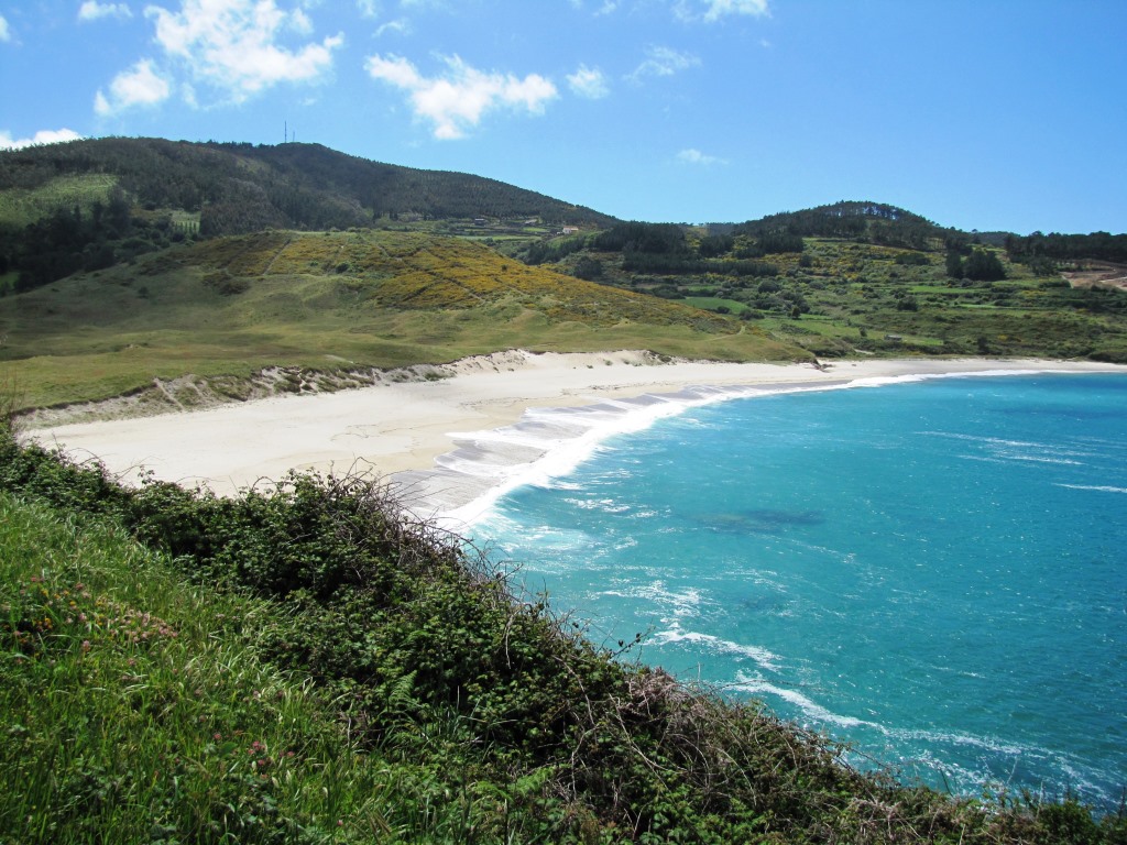 Blick zurück zur Praia Lourido. Weiter geht's nach Muxia