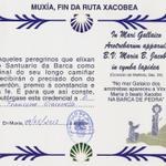 Franco's Pilgerurkunde "Muxiana"