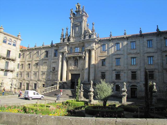 wir haben die Praza da Inmaculada mit dem Benediktinerkloster San Martín Pinario 16. Jh. erreicht