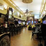 im Café Casino an der Rúa del Villar 35 verabschiedeten wir uns von Santiago de Compostela
