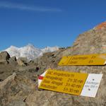 Bergwanderung Almageller Hütte - Zwischbergenpass - Furggstalden - Saas Almagell 21.9.2012