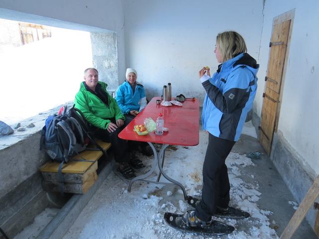 bei den Alphütten von Ober Stafel haben wir eine kleine Pause eingelegt