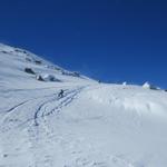 noch ein paar Meter bis zur Kuppe und wir haben die Leglerhütte erreicht