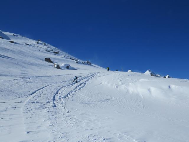 noch ein paar Meter bis zur Kuppe und wir haben die Leglerhütte erreicht