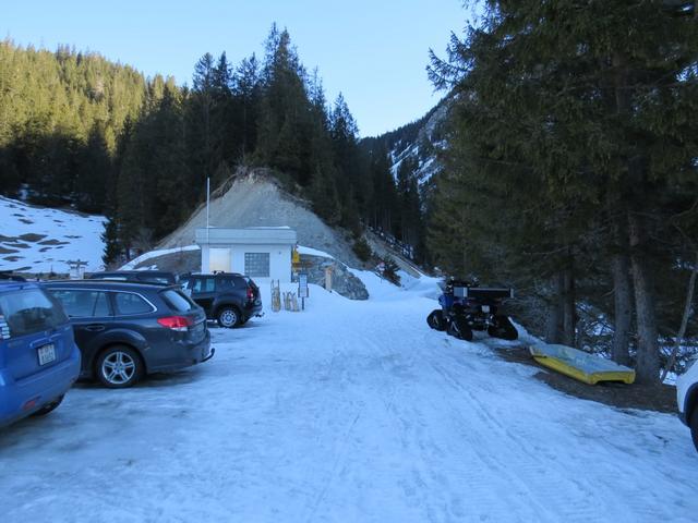 wir haben den Parkplatz bei Nigg's Egg 1492 m.ü.M. erreicht