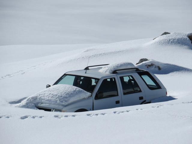 ist hier jemand vom Winter überrascht worden?