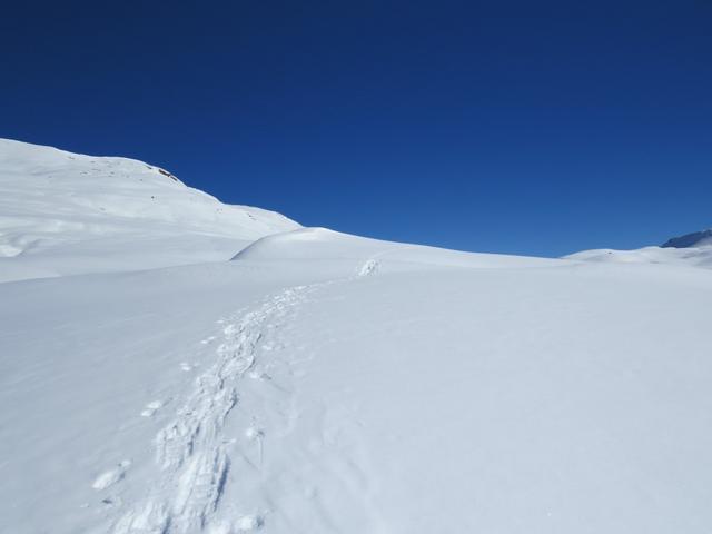 auf dem Weg zum Durannapass. Was für eine traumhafte Schneeschuhtour