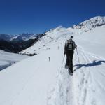 auf dem Rückweg können wir die Aroser Berge bestaunen