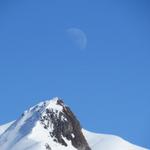 über das Seehorn zeigt sich der Mond