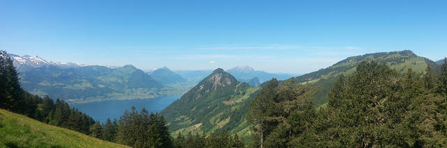 sehr schönes Breitbildfoto, mit Blick auf Buochserhorn, Stanserhorn und Pilatus. Alle 3 haben wir schon besucht