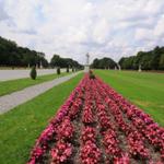 der Schlossgarten ist ein streng geometrisch angelegter Barockgarten