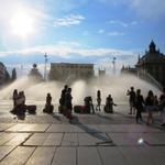 Wasserfontänen beim Karlsplatz (Stachus)