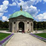 Breitbildfoto vom Hofgarten am Odeonsplatz