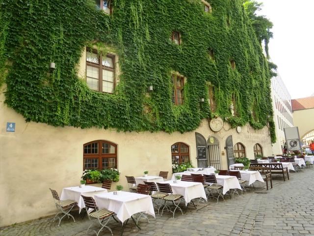 in der Pfistermühle ein Apéro genommen