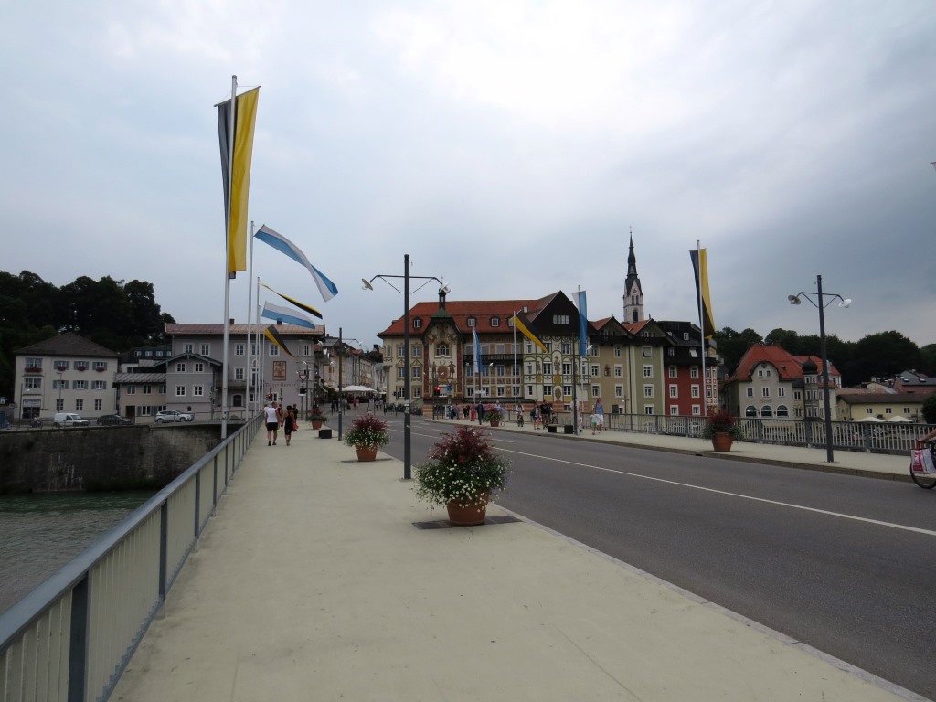 nach 28 km, 6 1/2 Std, 240m aufwärts und 170m abwärts, erreichten wir Bad Tölz