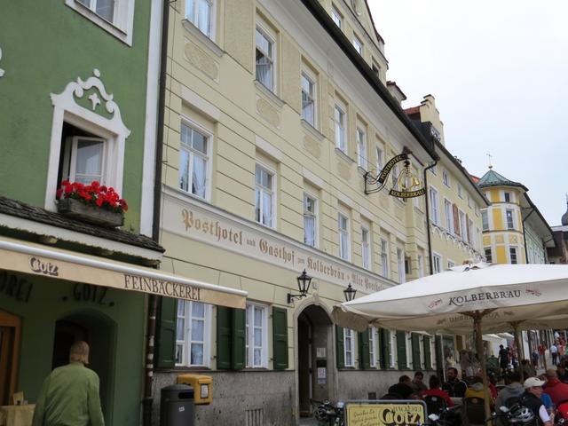 im Posthotel Kolberbräu werden wir übernachten und haben mit Doris und Markus abgemacht