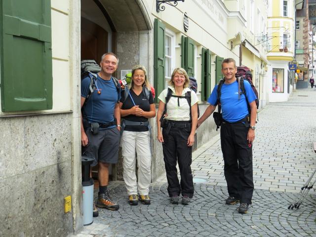 wir verlassen das schöne Posthotel Kolberbräu