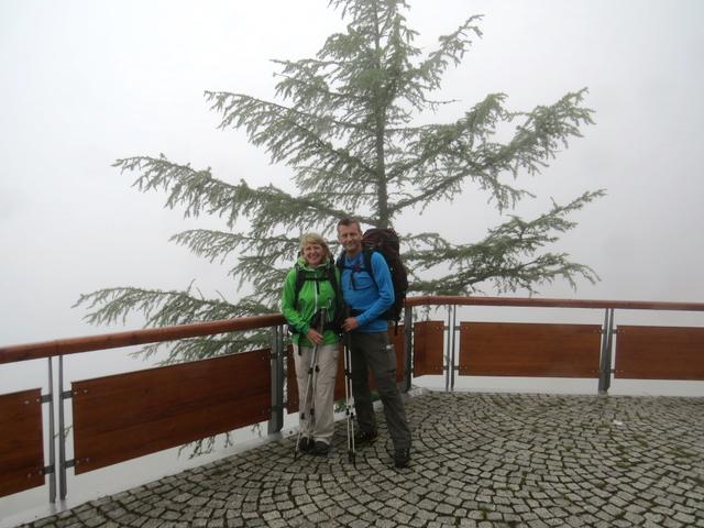 Mäusi und Franco bei der Bergstation der Brauneckbahn