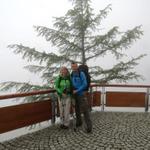 Mäusi und Franco bei der Bergstation der Brauneckbahn