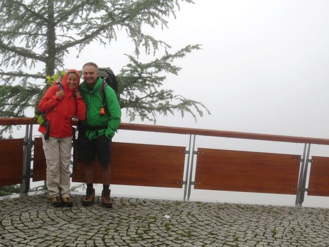 Doris und Markus bei der Bergstation der Brauneckbahn