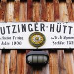 nach 21 km, 6 1/4 Std, 470m aufwärts und 570m abwärts, erreichen wir die Tutzinger Hütte