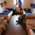 in der Tutzingerhütte haben wir ein 4er Zimmer erhalten