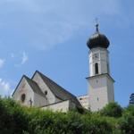 die schöne Kirche von Jachenau