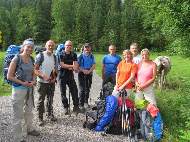 die Venediger: Clarissa, Rudi, Patrick, Michael, Markus, Maus, ich und Doris