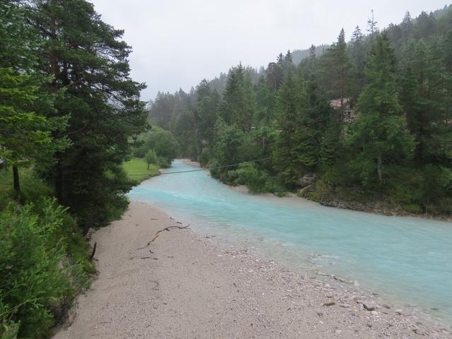 die Isar bei Scharnitz