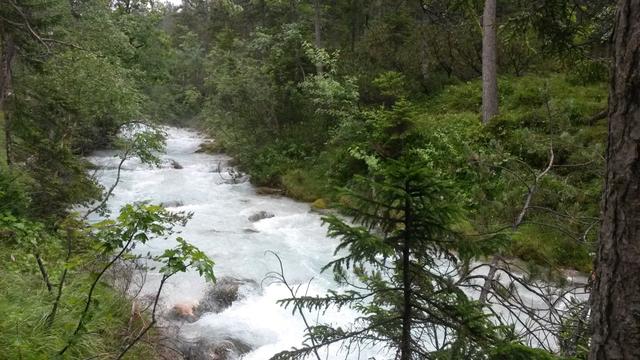 die Isar ist nun nur noch ein kleiner Bach