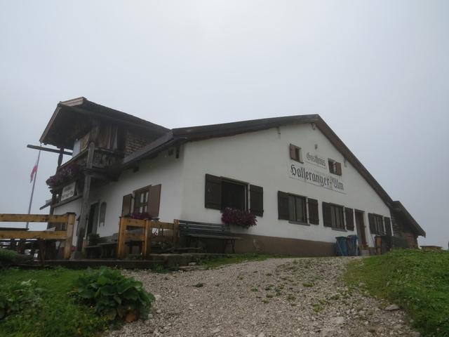 in der Hallerangeralm 1768 m.ü.M. haben wir übernachtet