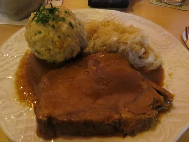 in der Hallerangeralm haben wir gut gegessen