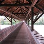 über die alte Holzbrücke überquerten wir wieder den Inn und liefen wieder in die Altstadt