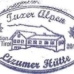 Stempel der Lizumer Hütte