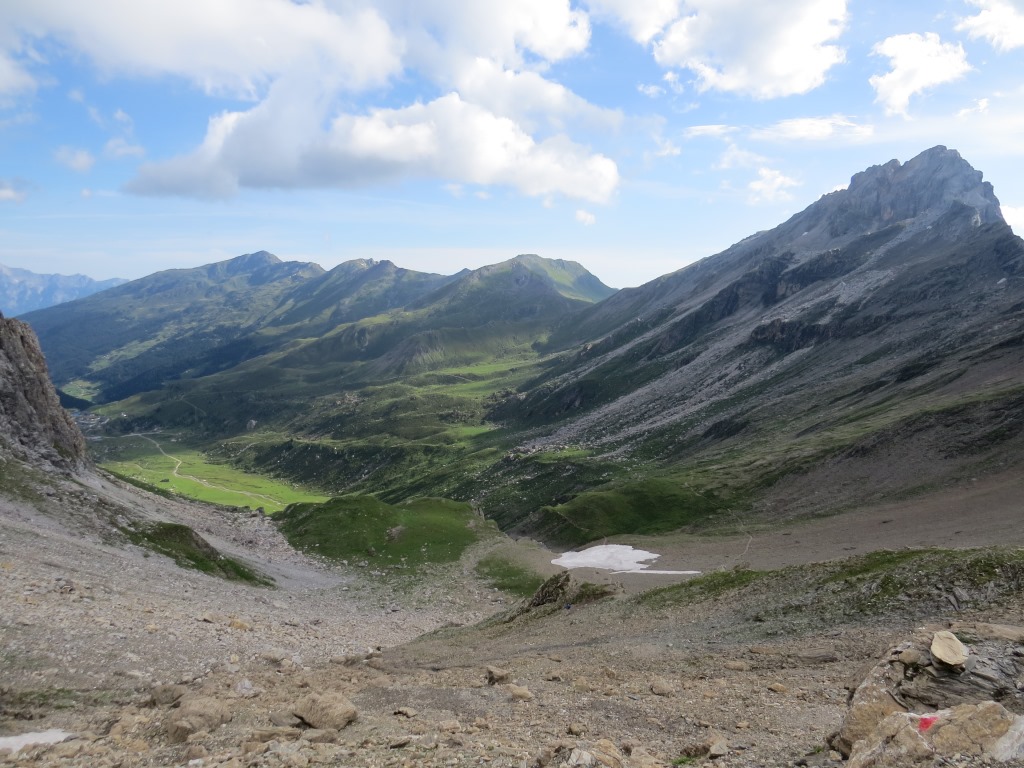 Blick zurück zur Lizumer Alm