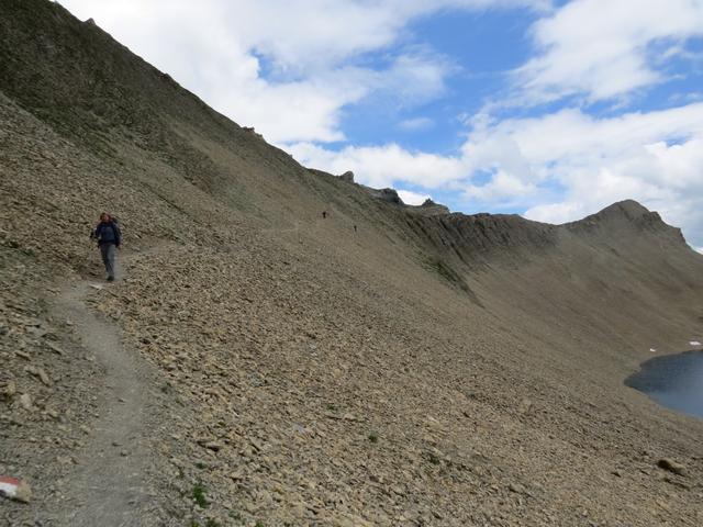 Blick zurück zum Geierjoch