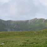 Blick vom Weitental hinauf zum Gschützspitzsattel. Der Weg ist gut ersichtlich